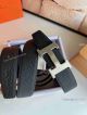 Classic Model Hermes Brown Black Reversible Belt 38 Brushed H Belt Buckle (3)_th.jpg